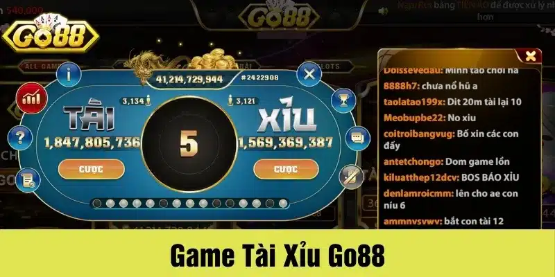 Giới thiệu tổng quan về game Tài xỉu Go88